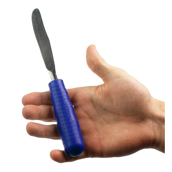Tenura Anti Slip Cutlery Grips: Grey, Pack of 2