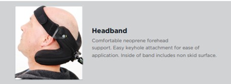 Headband on 4 point headrest